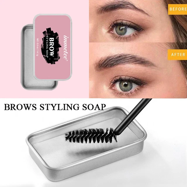 Molla 3D sopracciglia forme gel solide sopracciglia sapone styling cera duratura]