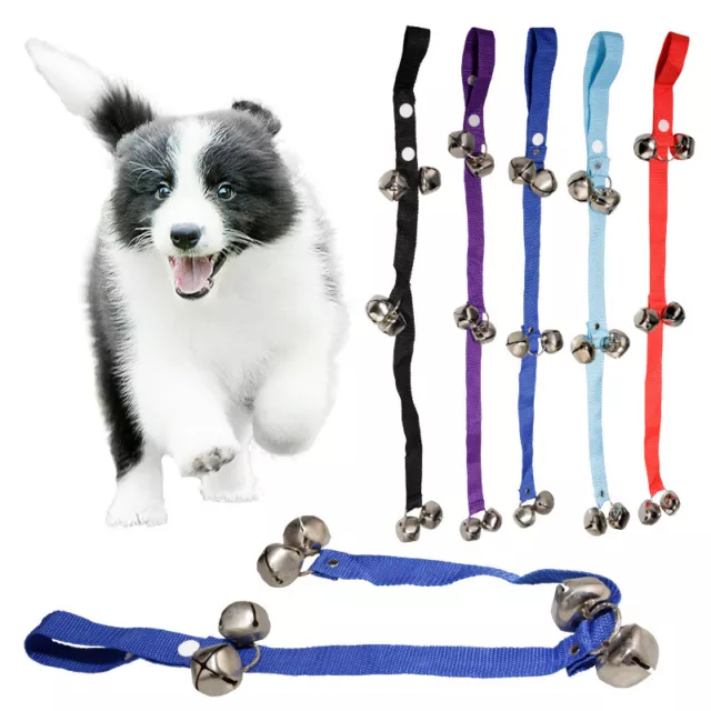 Pet Dog Potty Training Door Bells Rope House Training Housebreaking Anti ₣