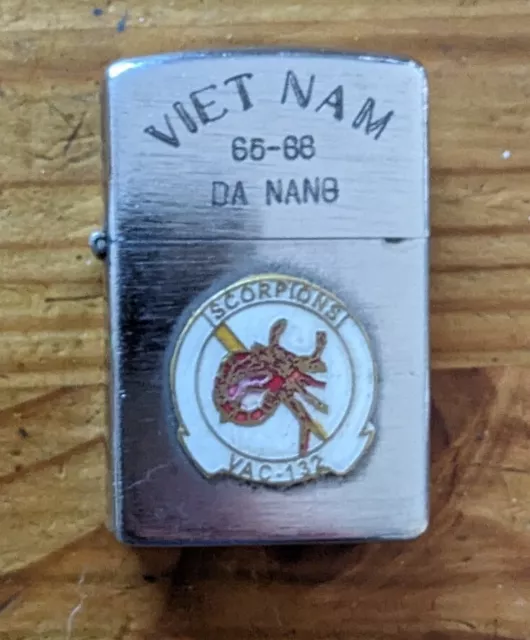 Vietnam Scorpions VAC - 132 Zippo? Lighter 1965 - 68 DA NANG