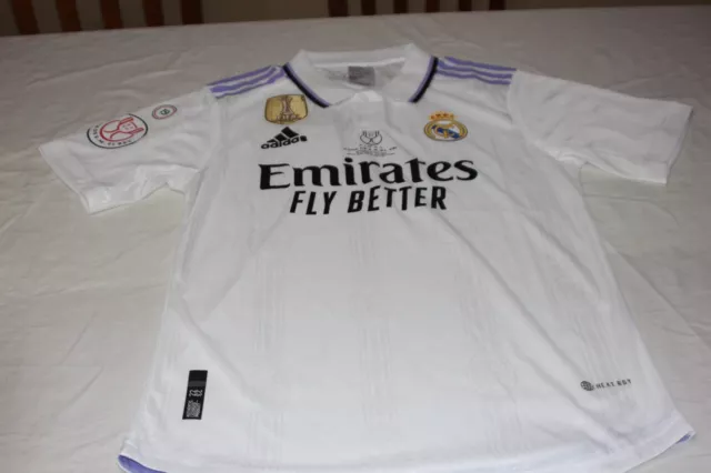 Camiseta Real Madrid De Final Copa Del Rey 2023 Marca Adidas Talla M