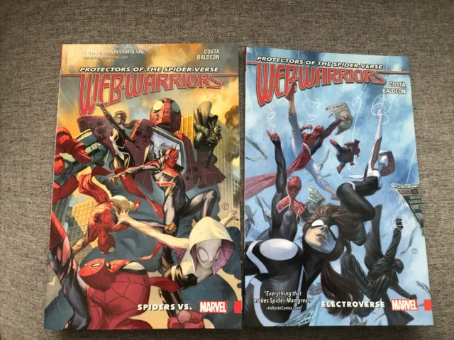 Marvel Complete Series Web Warriors Vol 1-2 Spider-Verse Spider-Gwen