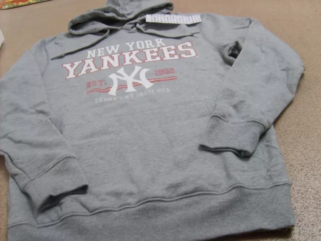 Majestic Athletic Men's New York Yankees Rascal Hoodie/Baseball Jacket, Size: S