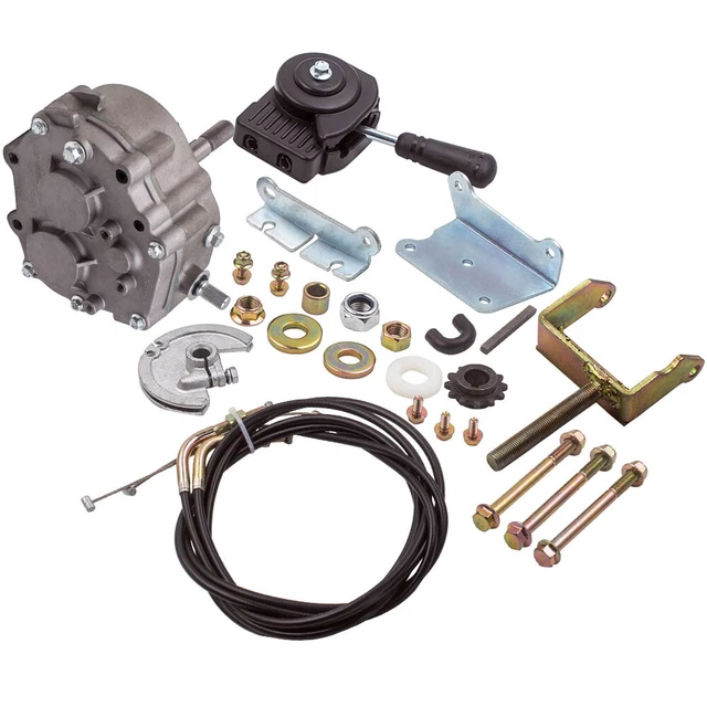 GO KART FORWARD Reverse Gearbox Kit for 2HP 14HP Engine 41P 10T or