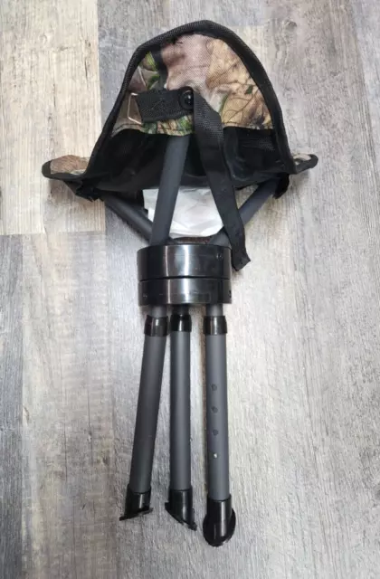 New Bird & Buck Shooters Swivel Stool Hunting Fishing Blind Camping 360° Folding
