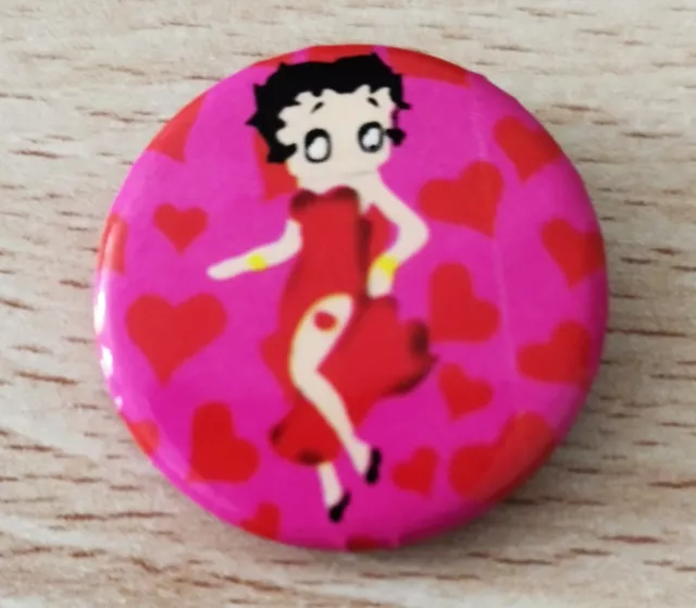 Bottone Betty Boop 3 cm di diametro
