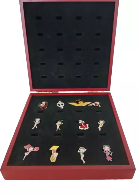 Betty Boop 12 Pins Starter Collection Boxed Wallabee & Ward Danbury Mint Vintage