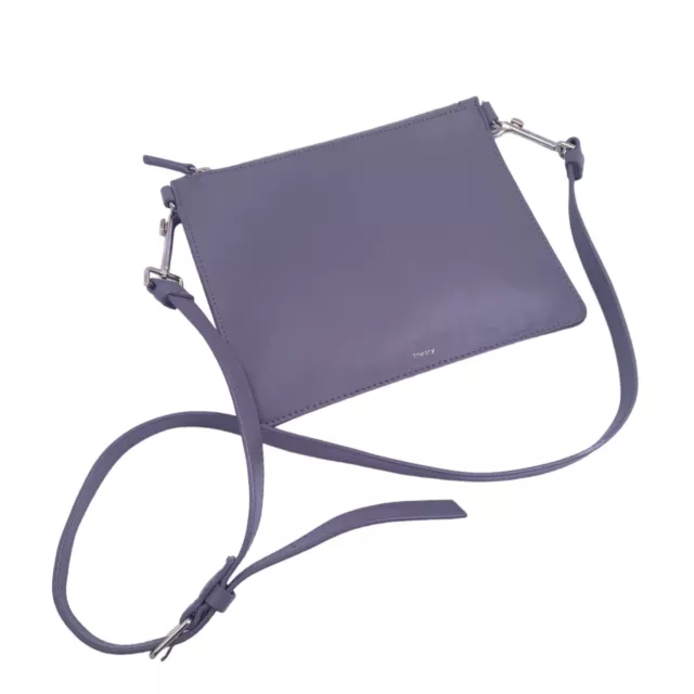 Theory Women's Transformer Pouch In Leather Pouch Bag Clutch Retail @ $225