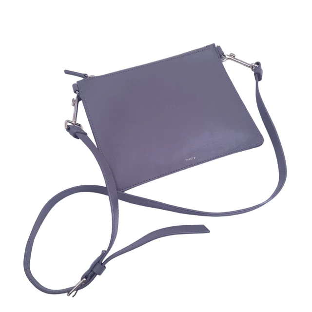 Theory Women's Transformer Pouch In Leather Pouch Bag Clutch Retail @ $225 Theory Women's Transformer Pouch In Leather Pouch Bag Clutch Retail @ $225