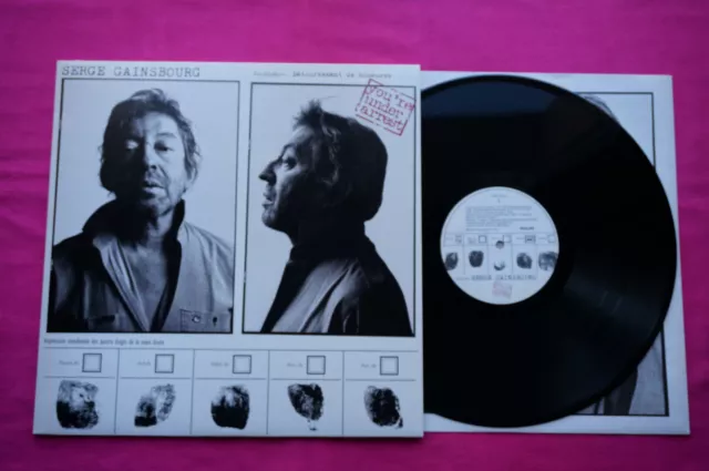 LP 33T / Serge Gainsbourg – You're Under Arrest / Fr 1987 / 8340341 / VG++