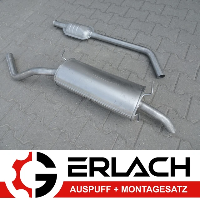Ligne D'échappement Complète Pour Renault Mégane I & Scenic 1.6 110CH / 1.8 115CH - Kit De Montage - Garantie 30 Mois
