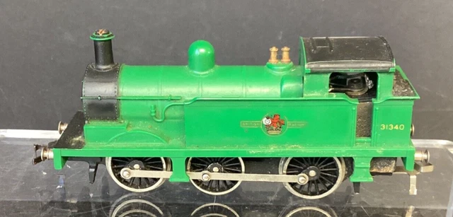 Hornby Dublo 2 Rail R1 Tank LOCO BR 31340 Green No 2207 part boxed KN