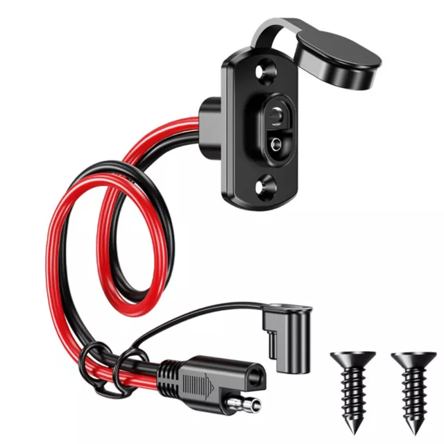 Car Battery Extension Tender SAE DC Power Automotive Panel Connector Cables Car Battery Extension Tender SAE DC Power Automotive Panel Connector Cables