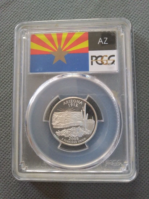 U.S.A COLECTIBLES Certified silver coins PCGS - PR69 DCAM 2008-S