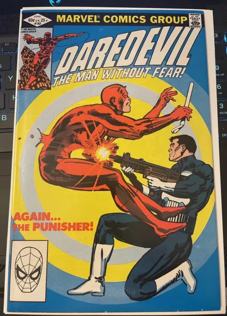Daredevil # 183 1st DD VS. Punisher Marvel Comics 1982 See Pics For Condition