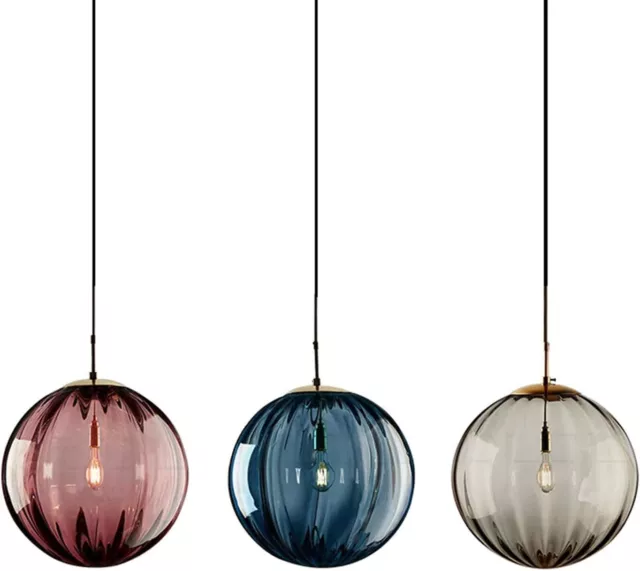 Modern Ceiling Light Creative Glass Chandelier Globe Pendant Lights LED E27 Bulb