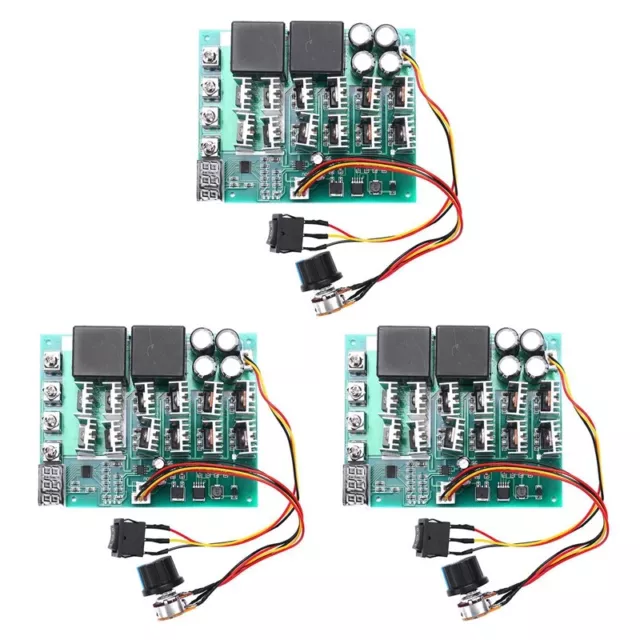 3X DC 10-55 V 12 V 24 V 36 V 48 V 55 V 100 A Motor Drehzahl Regler PWM HHO 1767