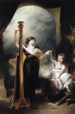 Oil girl Caroline-Princess-of-Wales-and-Princess-Charlotte-Sir-Thomas-Lawrence
