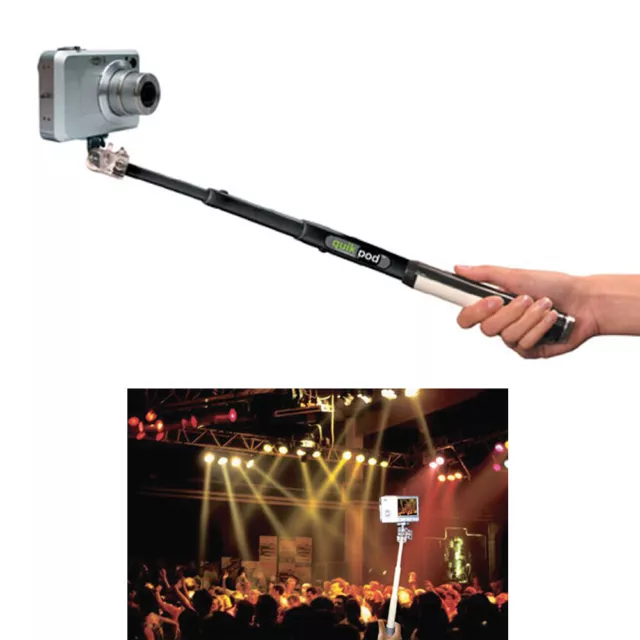 6PC Portatile Selfie Stick Estensibile Quikpod Treppiedi Gamba Polso Cinturino