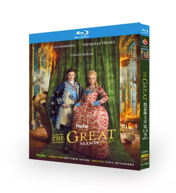 The Great Season 1-3 (2023)-Brand New Boxed Blu-ray HD TV series 3 Disc