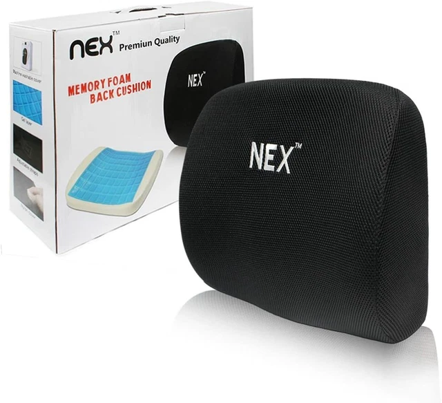 Lumbar Support Pillow Chair Car Memory Foam Back Cushion for Back Pain Relief