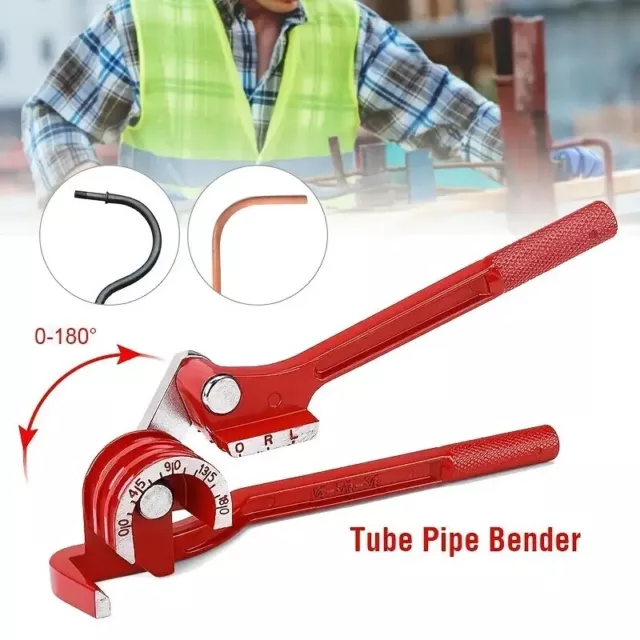 3 In 1 Heavy Duty Mini Pipe Tube Bender 6-8-10Mm Tool 180 Degree Bend 2