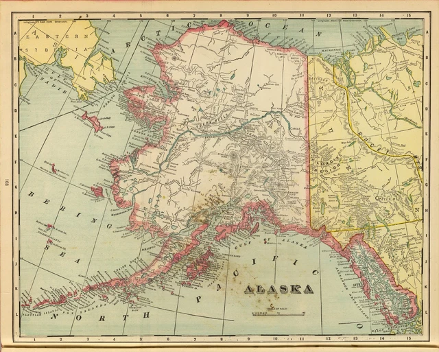 127 maps ALASKA GENEALOGY panoramic county old history atlas DVD