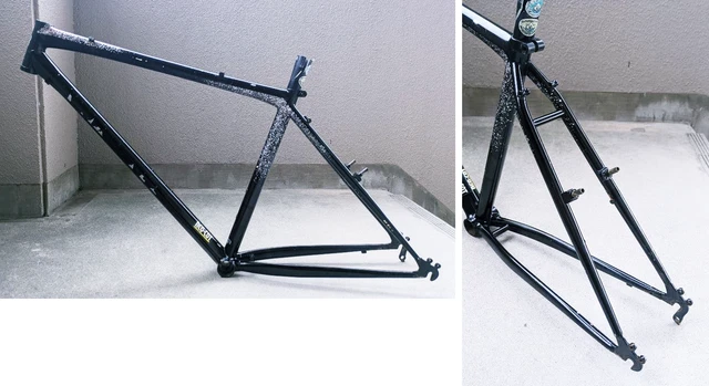 90's Old MTB　フレーム BS　ワイルドウエスト 　ジャンク 1990S BS WILD West MTB Frame Vintage Junk Mountain Bike Top tube