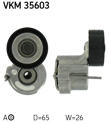 Poulie-tendeur courroie SKF VKM 35603 pour ALFA ROMEO FIAT JEEP LANCIA OPEL SAAB