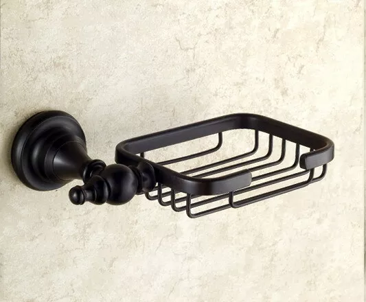 Oil Rubbed Bronze Wall Mount Bathroom Accessories Soap Dish Holder Soap Basket