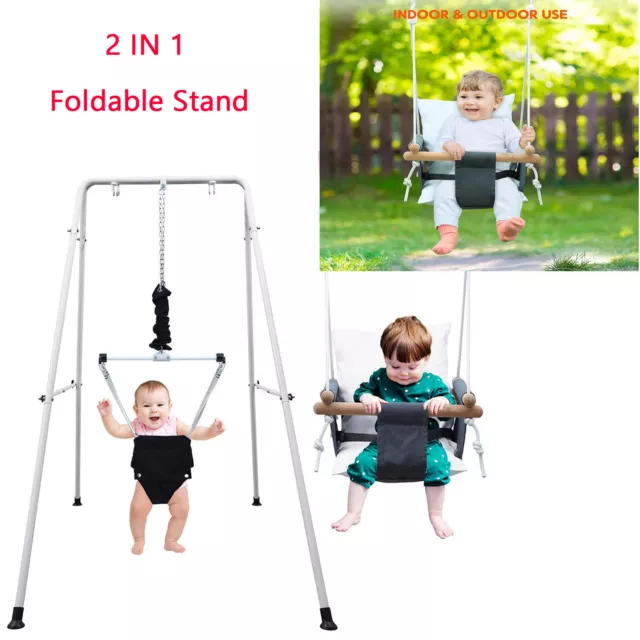 2 in 1 Baby Jumper, Toddler Swing Baby Jumpers and Bouncers Baby Walking Harness