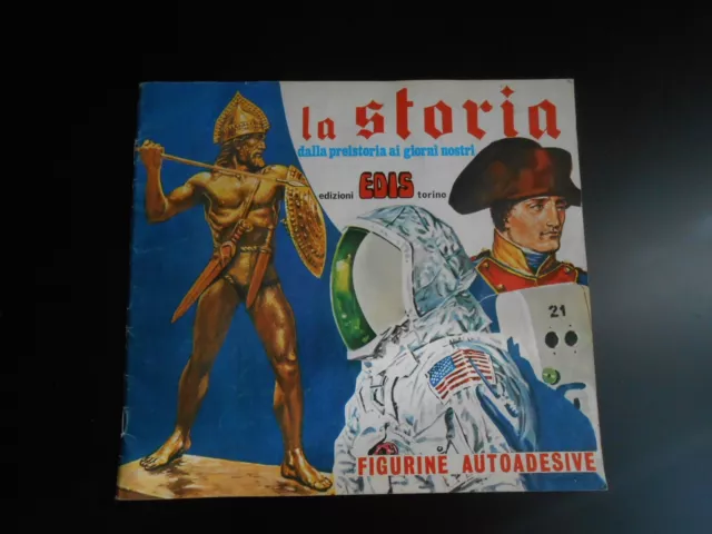 Album Figurine La Storia Dalla Preistoria Ai Giorni Nostri/Edis 1977-Con 5 Fig.