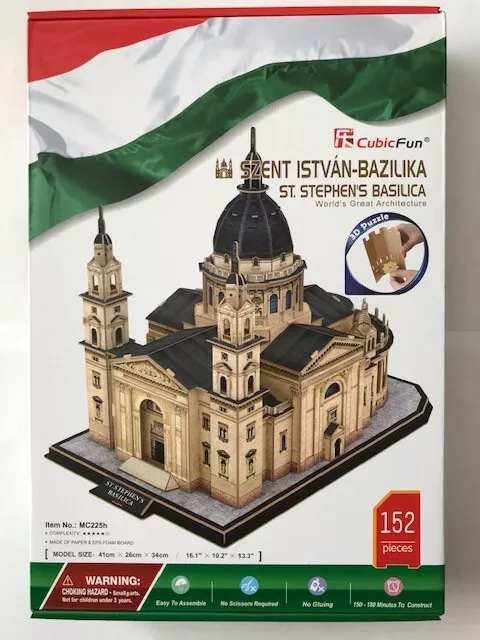 3D Puzzle St. Stephan Basilika Cubic Fun Budapest Ungarn St. Stephens Kathedrale