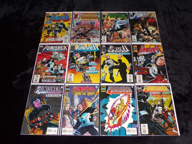 The Punisher 1 2 3 6 7 8 9 10 11 16 17 18 Volume 3 Marvel Comics 1995 Lot Edge
