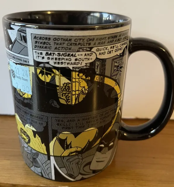 BATMAN Ceramic Mug ZAK! Designs DC Comics Books Robin, Joker, Batman Gotham City