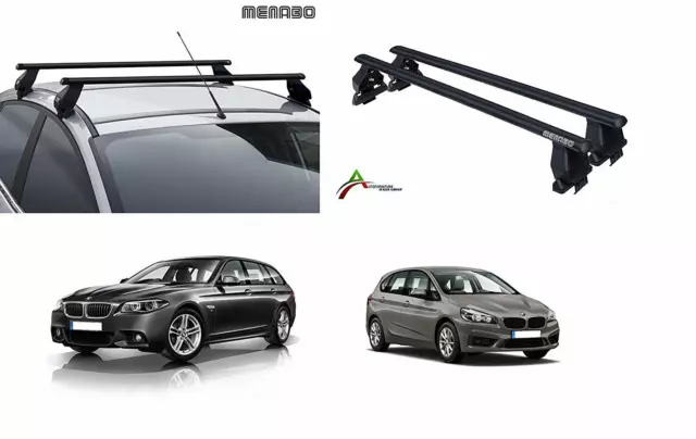 Barras De Techo Rack Equipaje Da Sin Barandilla + Set Específico Para Coche
