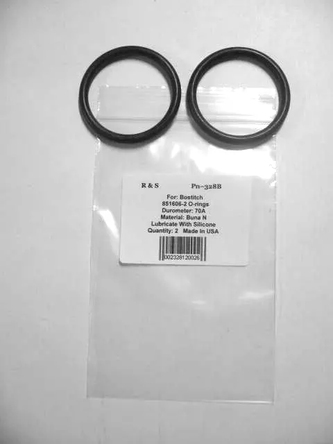 2 Bostitch 851606-S O-Rings For N88 Nailers /  R&S 328B / NBR Mat