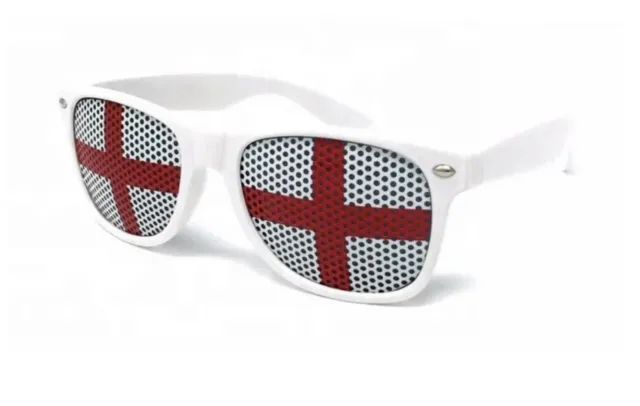 Novelty England Flag St. George’s glasses