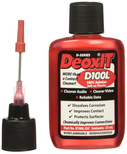 DeoxIT D100L-25C Precision Needle Applicator, More Than A Contact Cleaner, 25...