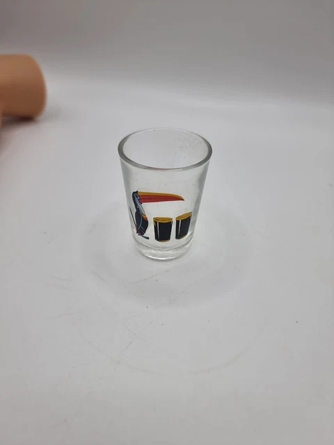 Vintage Miniature Guinness Shot Glass Toucan Collectable