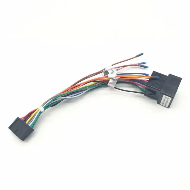 20 Pin Cable Wiring Harness Connector Adaptor Car Stereo Radio For ISO Standard