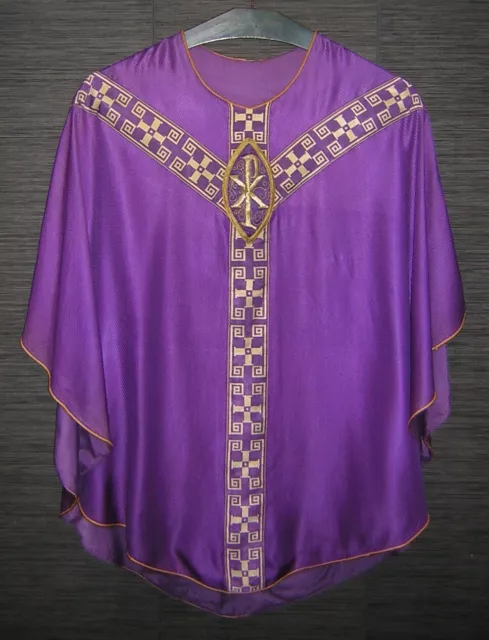 Antik Messgewand Gothic Paramente Priestergewand Pianeta Vestment Casel