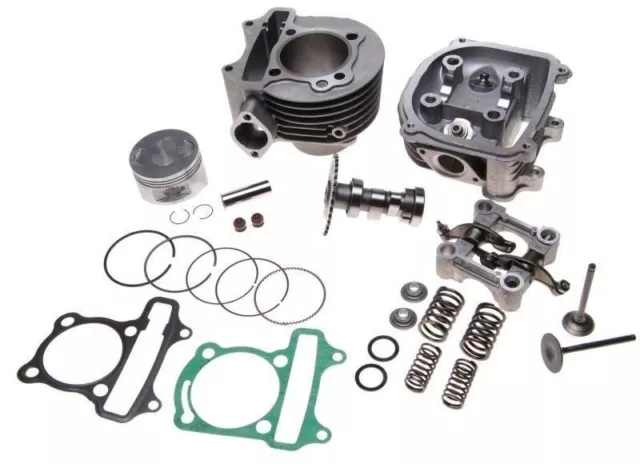 Zylinder und Kopf Kit Cylinder Kit 150ccm 57,40 mm 4T 4Takt für ATV 125-150 GY6