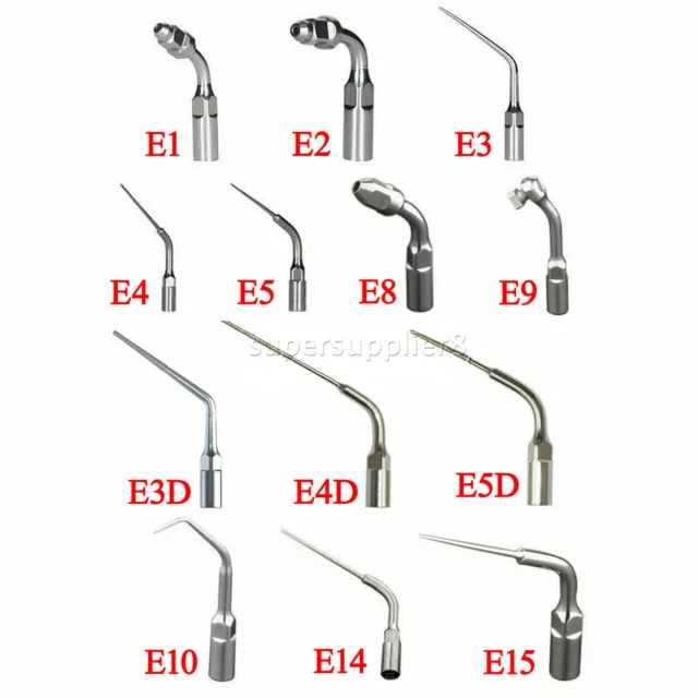 Escalador piezoeléctrico ultrasónico dental puntas endo perio se ajustan a EMS/pieza de mano pájaro carpintero