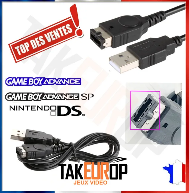 USB Charger Cable for Nintendo DS / GameBoy Advance GBA / GameBoy Advance SP