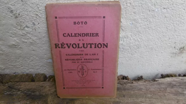 Boto Calendrier De La Revolutio N Calendrier An I Republique Francaise 1792