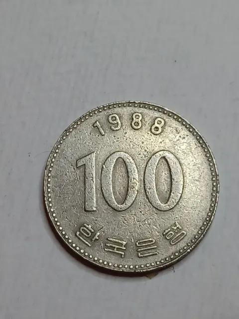KOREA (south) coin, 100 WON, 1988