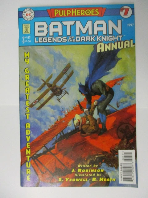 Batman Legends Of The Dark Knight Annual #1 1997 Pulp Heroes Nm Near Mint 9.4 Dc
