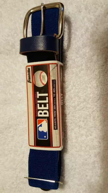 Franklin Sports MLB Baseball Belt Blue USA SELLER FREE SHIPPING 22" 42"