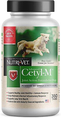 Cetyl M Advanced Joint Action for Dogs - Cetyl Myristoleate 360 Tablets