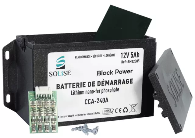 Batterie Lithium CCA360 12V BM12007S Solise